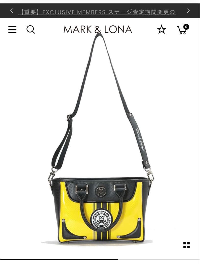 【完売品】MARK&LONA マークアンドロナ バッグ ホワイト