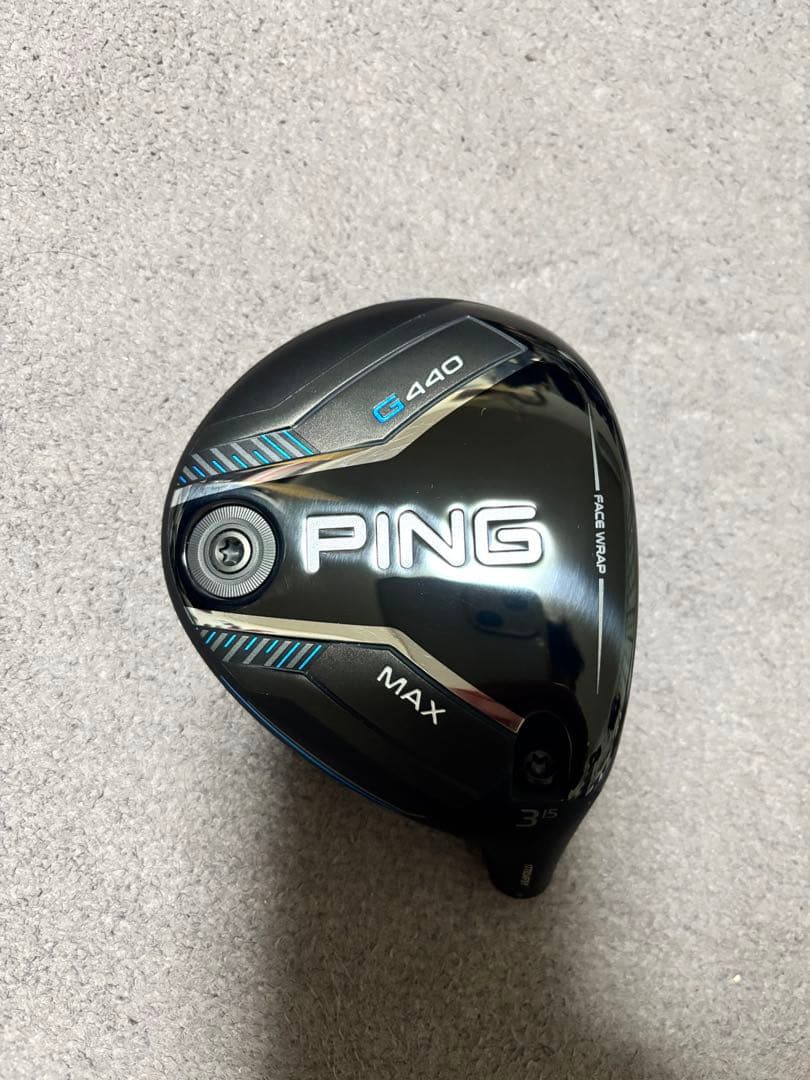 試打のみ PING G440max FW 3W 15° ヘッドのみ