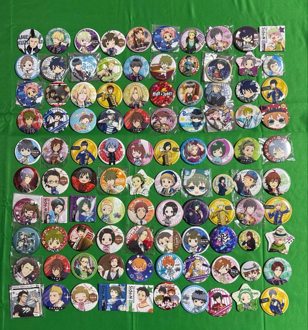 アイドルマスターSideM Mマス 缶バッジ 約1140点 大量まとめ売り