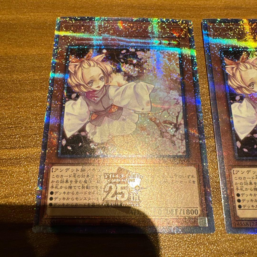 [遊戯王]灰流うらら　25th シークレット　2枚セット　25th