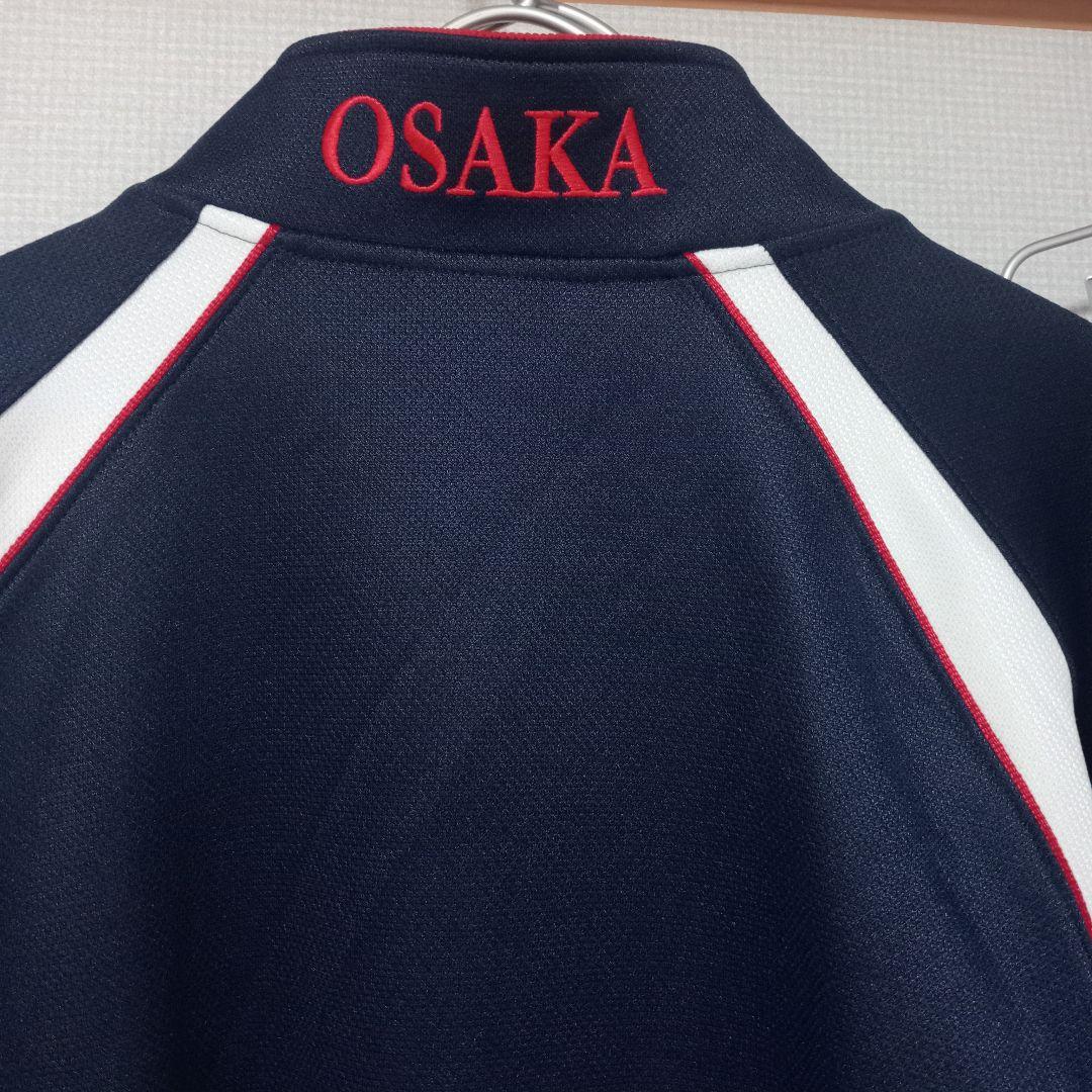 【未使用級・日本製】アシックス ジャージ上下 2XO(3L) OSAKA赤刺繍入