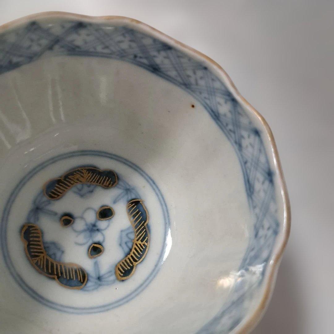 古伊万里　染付け　蕎麦猪口　5点