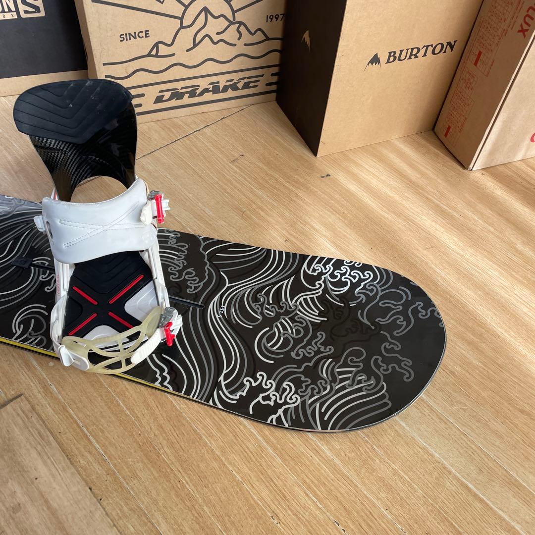 BURTON×SALOMON　バートン　サロモン　クアンタムバイン付スノーボード