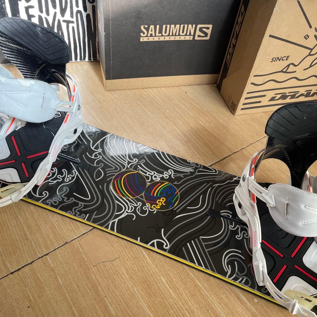BURTON×SALOMON　バートン　サロモン　クアンタムバイン付スノーボード