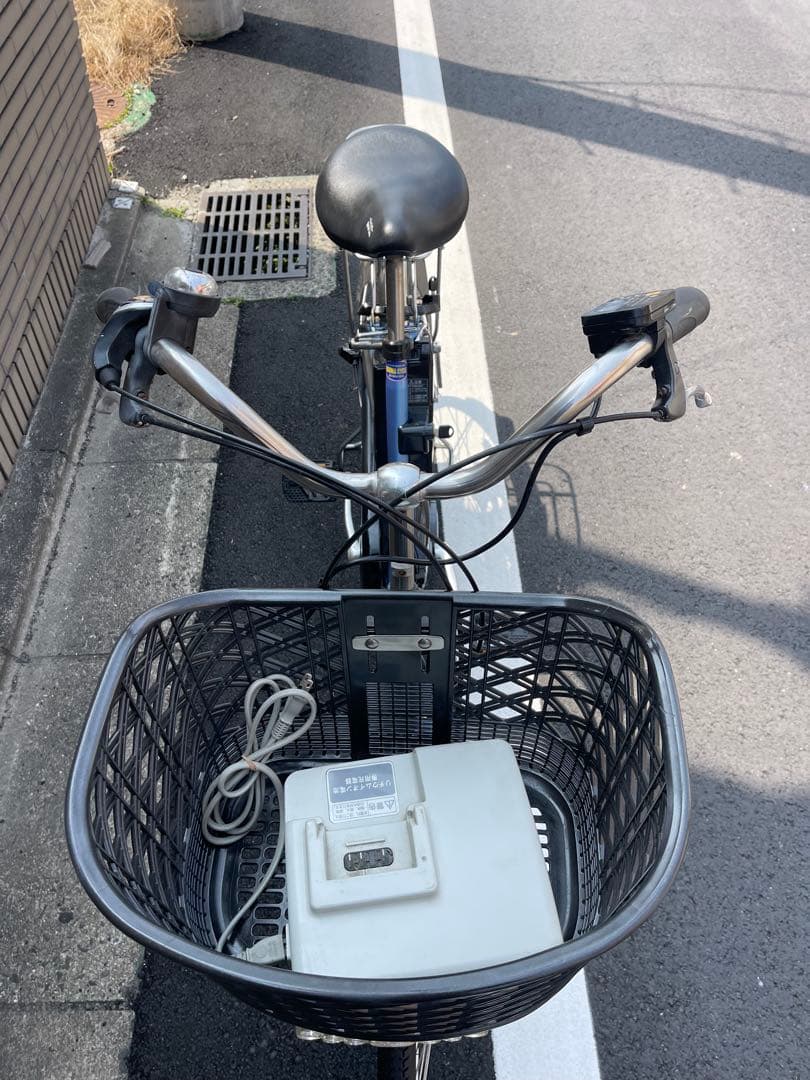 水色 パナソニック電動アシスト自転車 シティタイプ26CPXD36