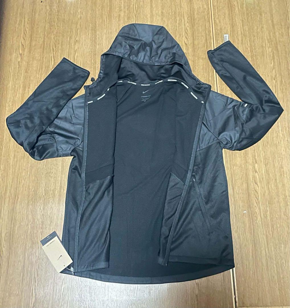 M 新品 ナイキ ランニングジャケット スフィア 防寒 サーマ ウィンドブレーカ