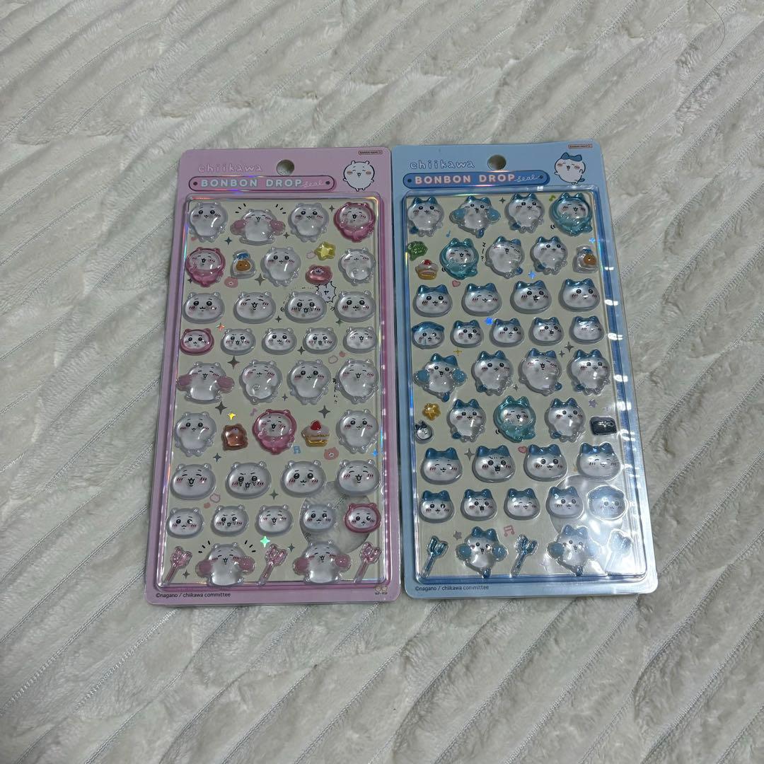 【正規品】ボンボンドロップシール 第一弾 ちいかわ ハチワレ うさぎ 4種セット