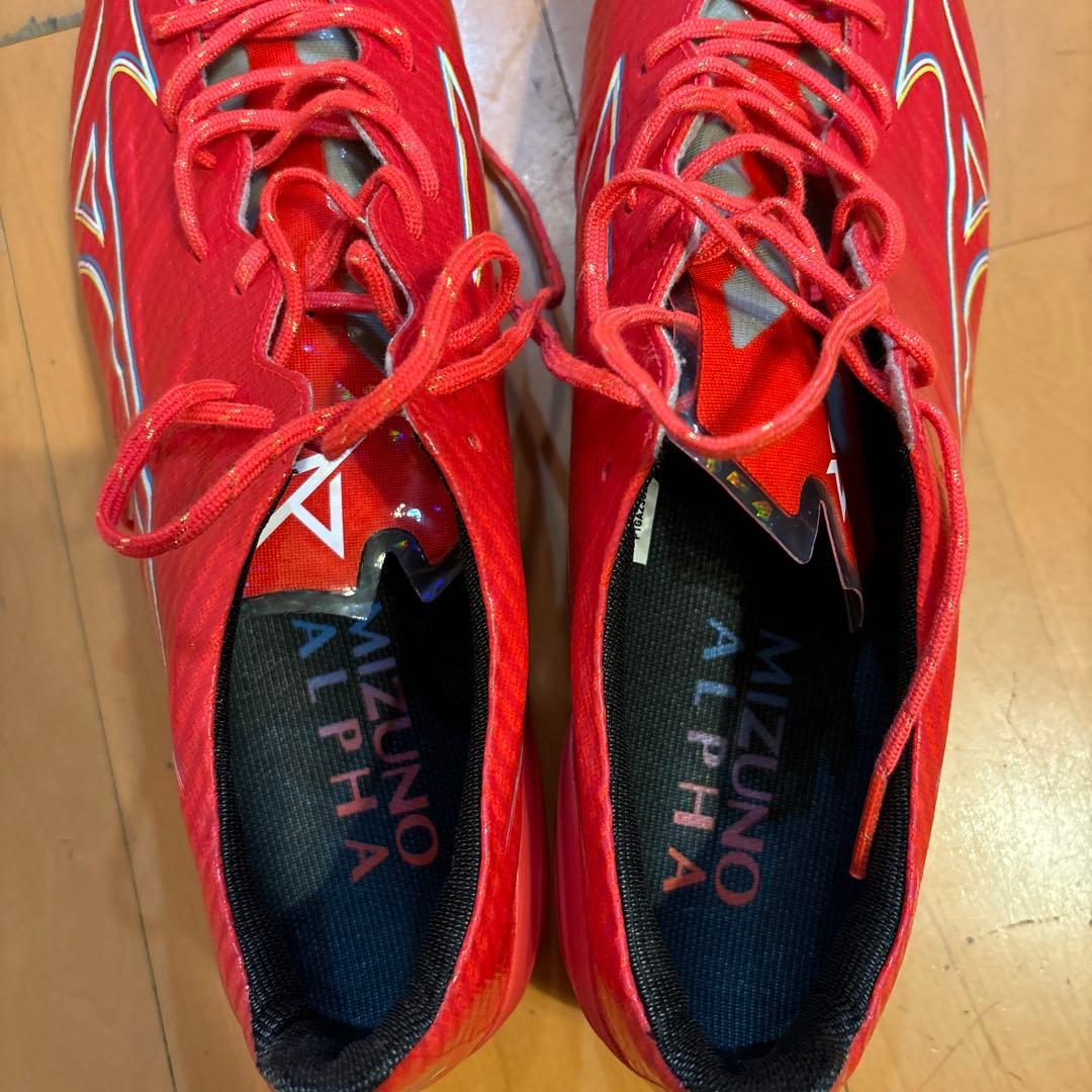 Mizuno Alpha サッカー スパイク 赤 28