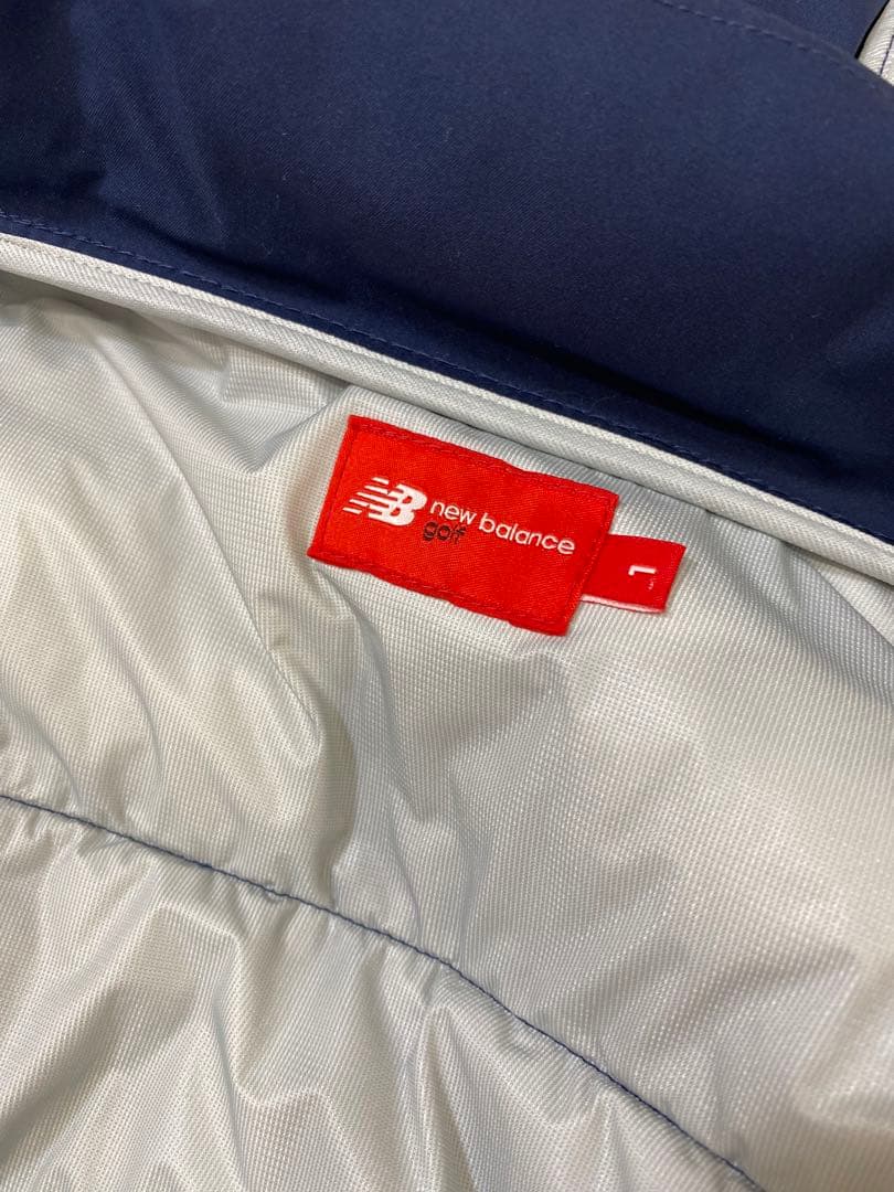 8297【極美品】new balance GOLF 軽量 中綿ボア付き ブルゾン