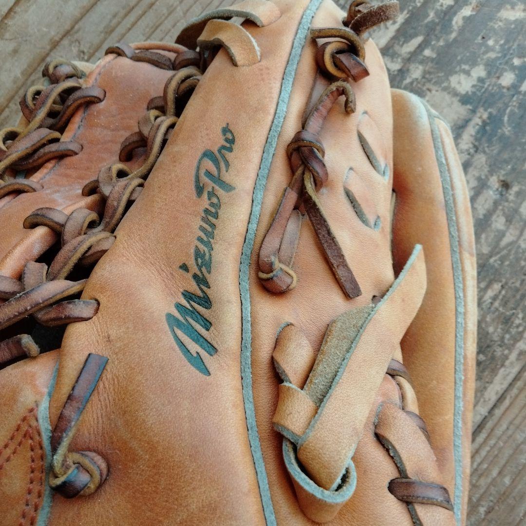 MizunoPro 野球用グローブ オレンジ
