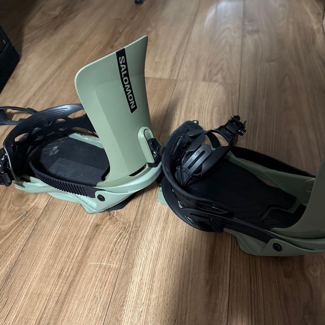 SALOMON スノーボードビンディング オリーブグリーン/ブラック