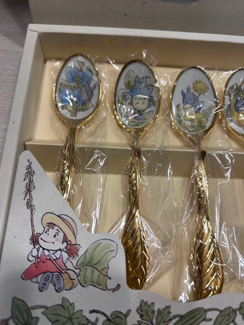 となりのトトロ　ノリタケ　スプーン　ゴールド　5本セット