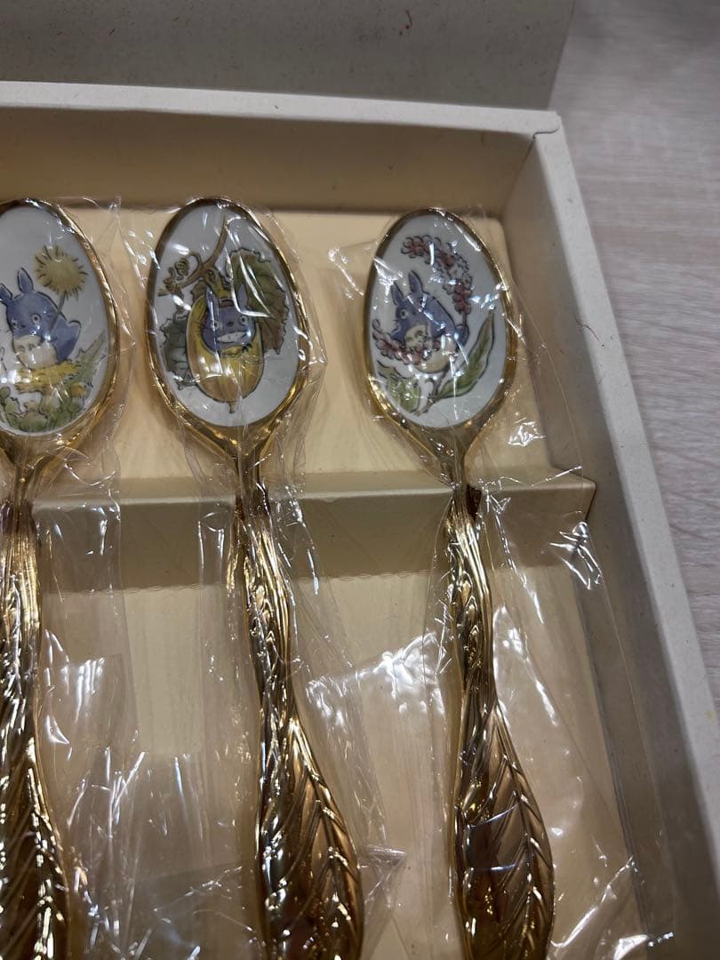 となりのトトロ　ノリタケ　スプーン　ゴールド　5本セット