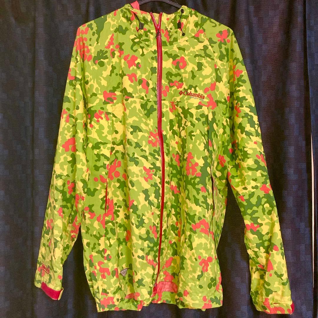 Columbia PFG コロンビア 常吉 コラボ 迷彩 カモ ナイロンパーカー