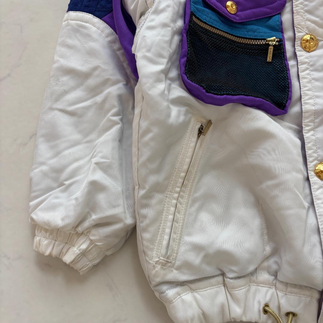 90s DESCENTE スキー ジャケット レトロ配色 S～M（C927）