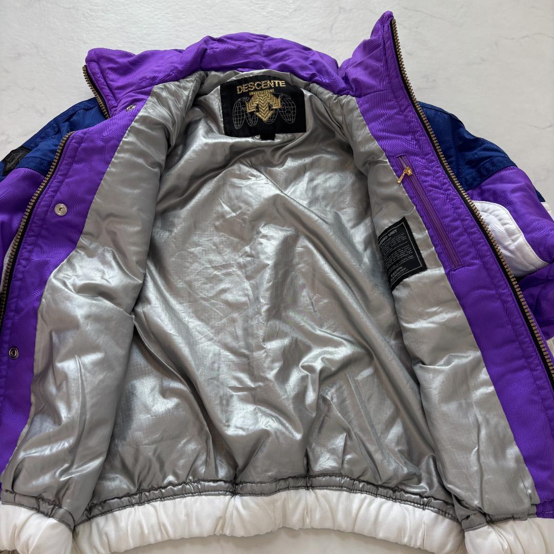 90s DESCENTE スキー ジャケット レトロ配色 S～M（C927）