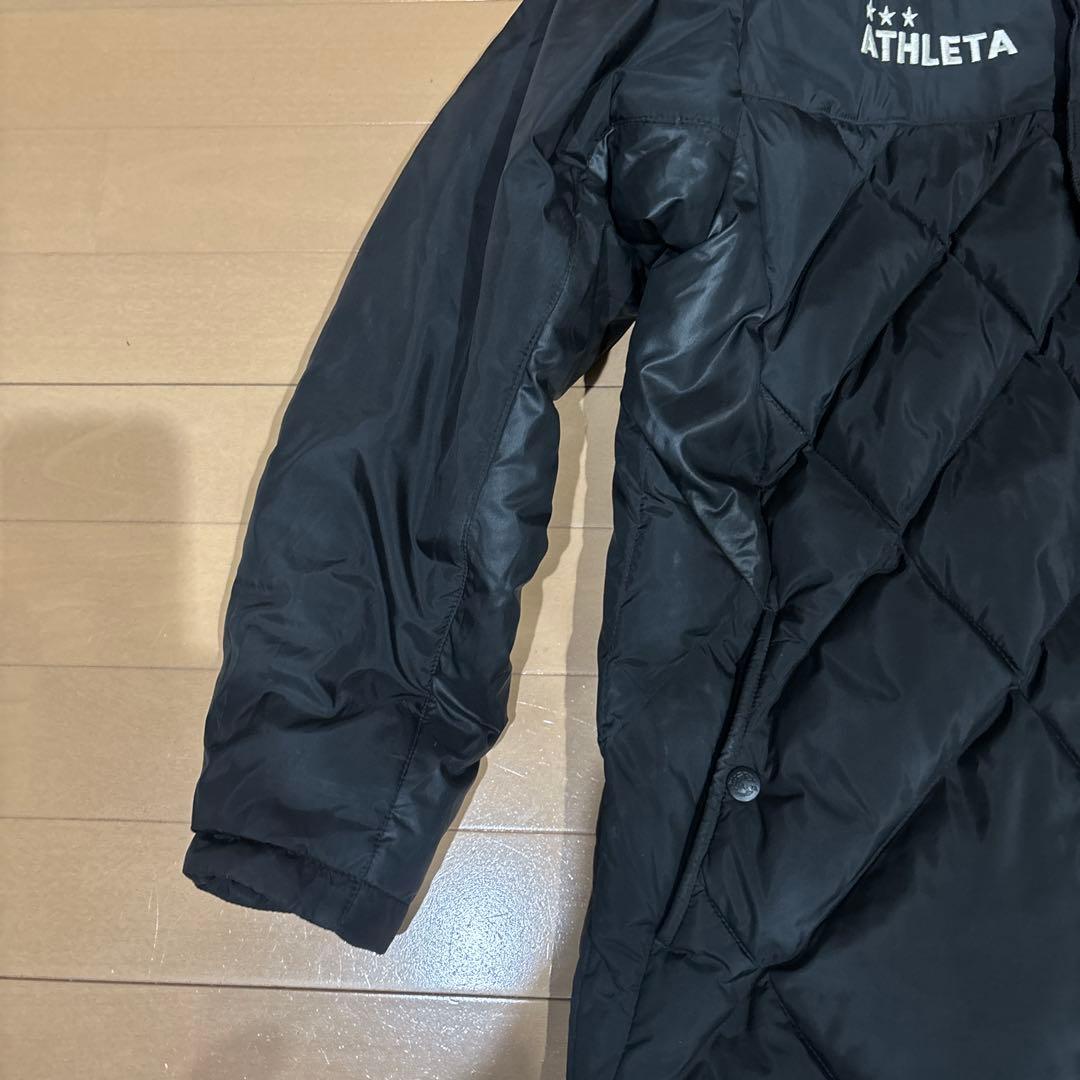 ATHLETA ブラック ベンチコート　160cm