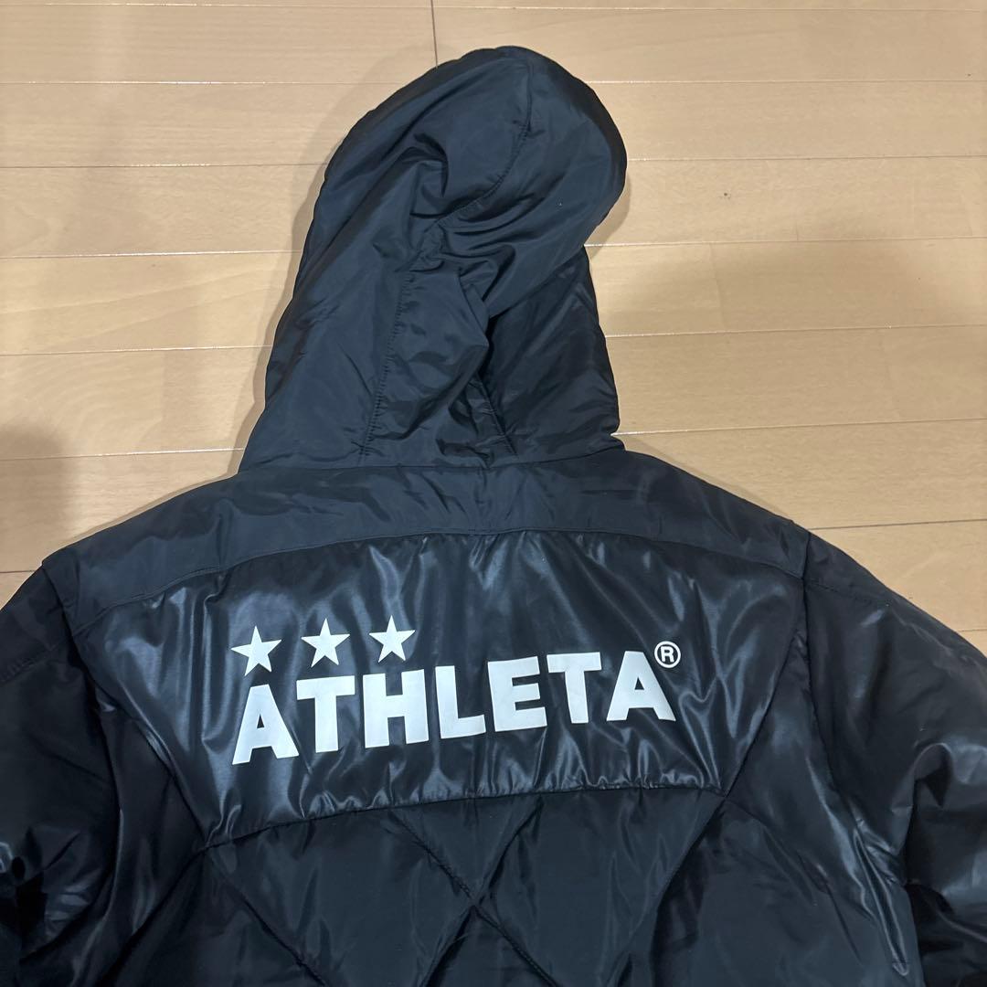 ATHLETA ブラック ベンチコート　160cm