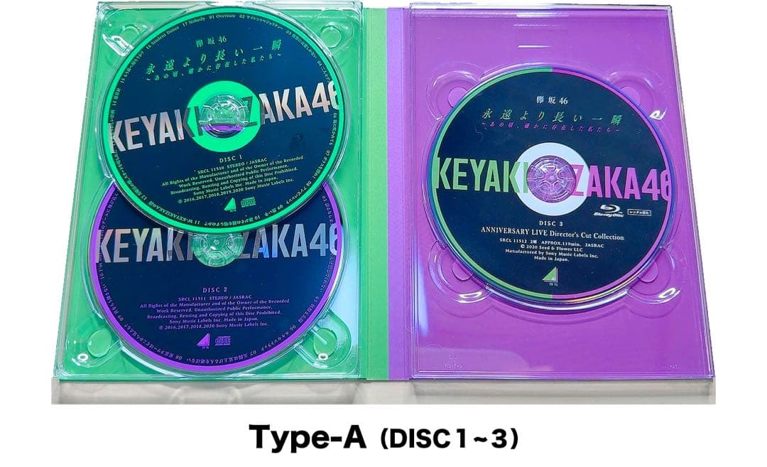 欅坂46 ベストアルバム「永遠より長い一瞬」Blu-ray全形態＆豪華特典セット