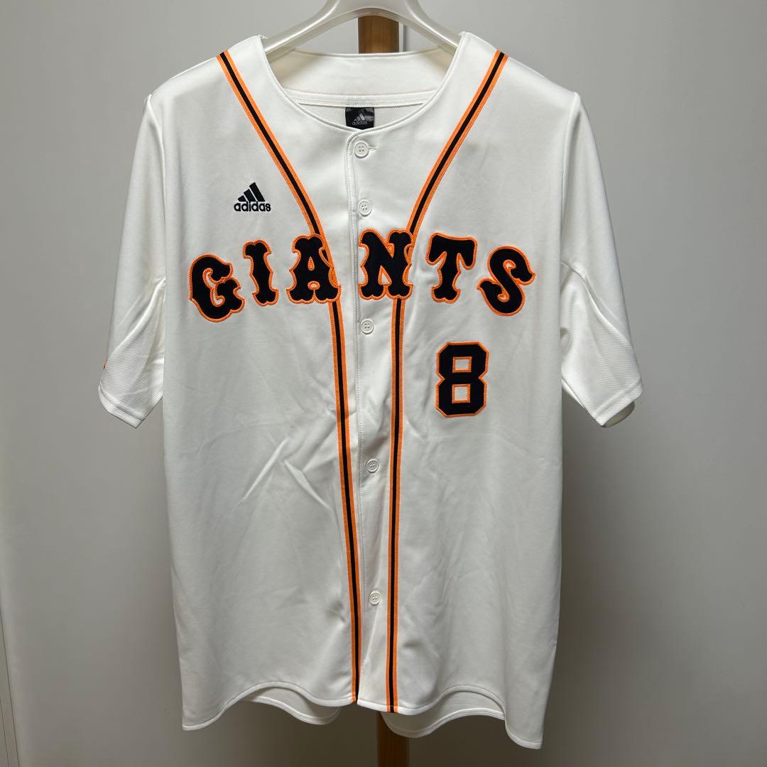 adidas 読売ジャイアンツGIANTS ユニフォーム 片岡治大 8番 2XL