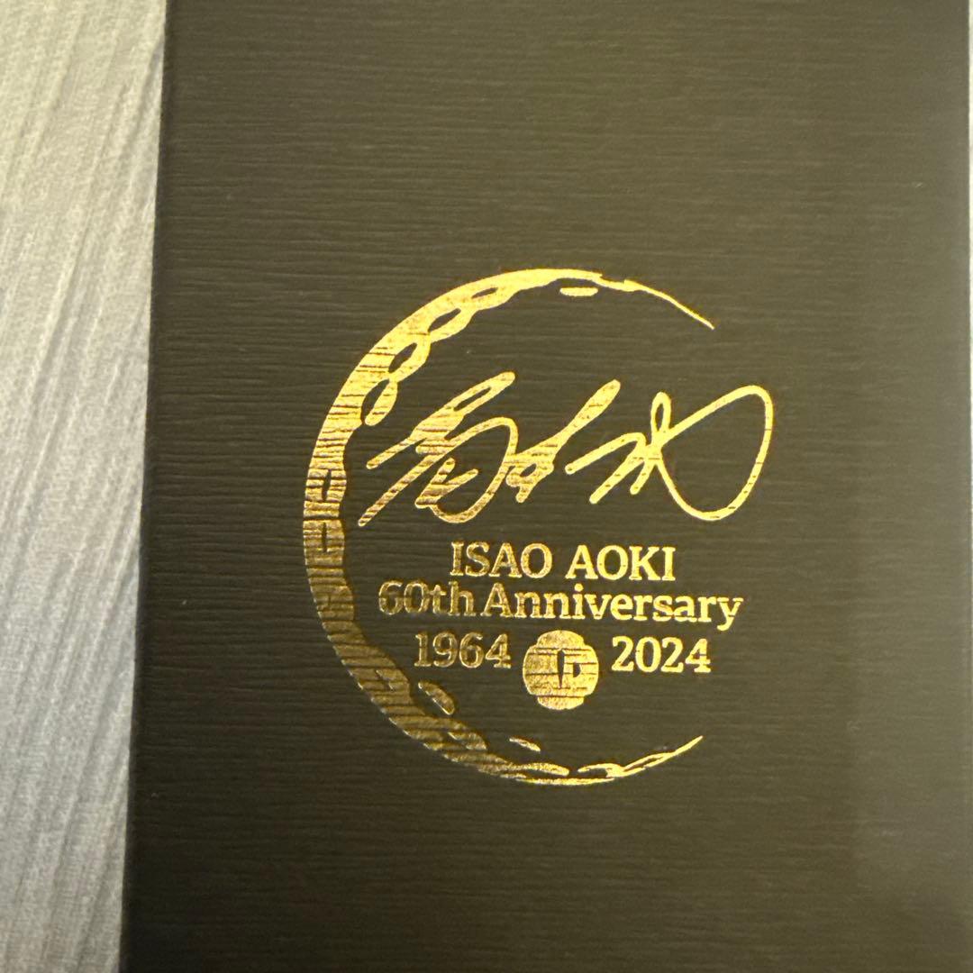 青木功　60周年記念 ゴルフマーカーとグリーン修正フォークセット
