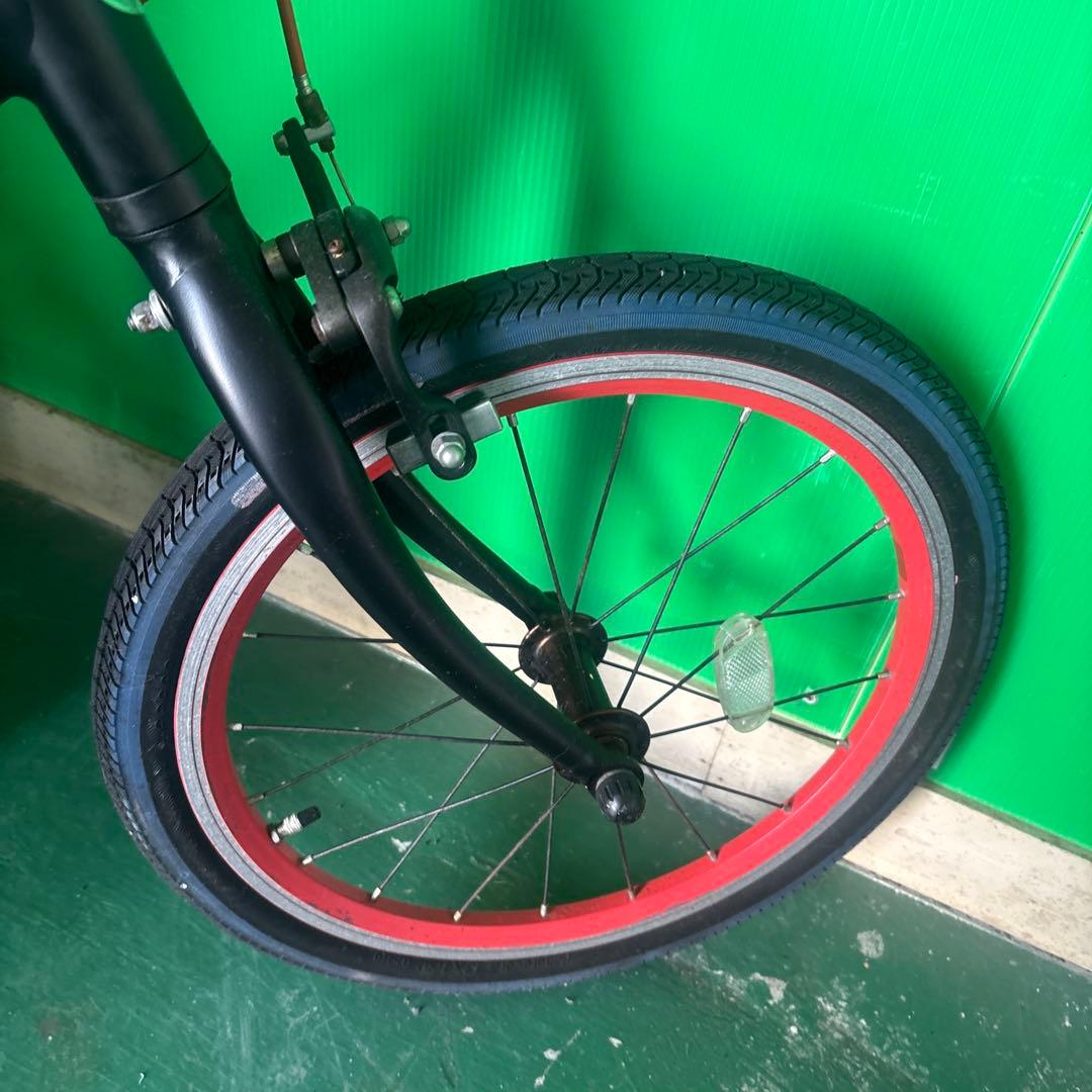 BRIDGESTONE Levena 子供用自転車 18インチ ブラック/レッド