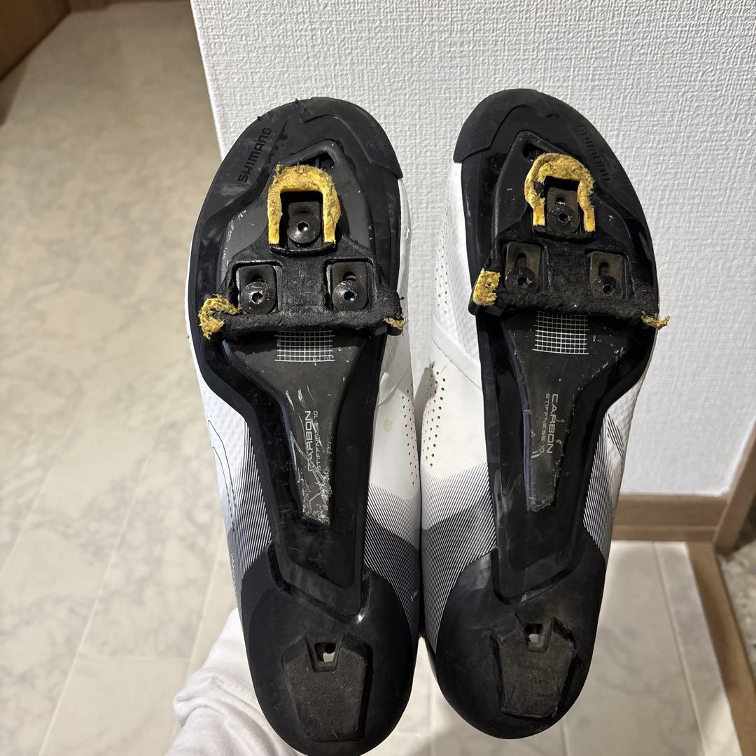 SHIMANO RC7 ロードシューズ 43 ホワイト/ブラック
