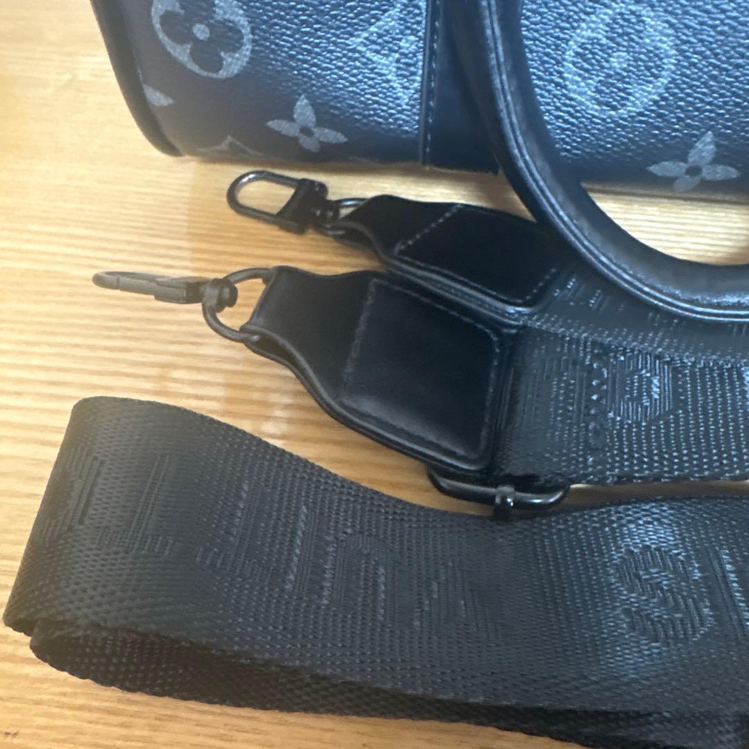 LOUIS VUITTON モノグラム柄黒/灰色ノベルティバック