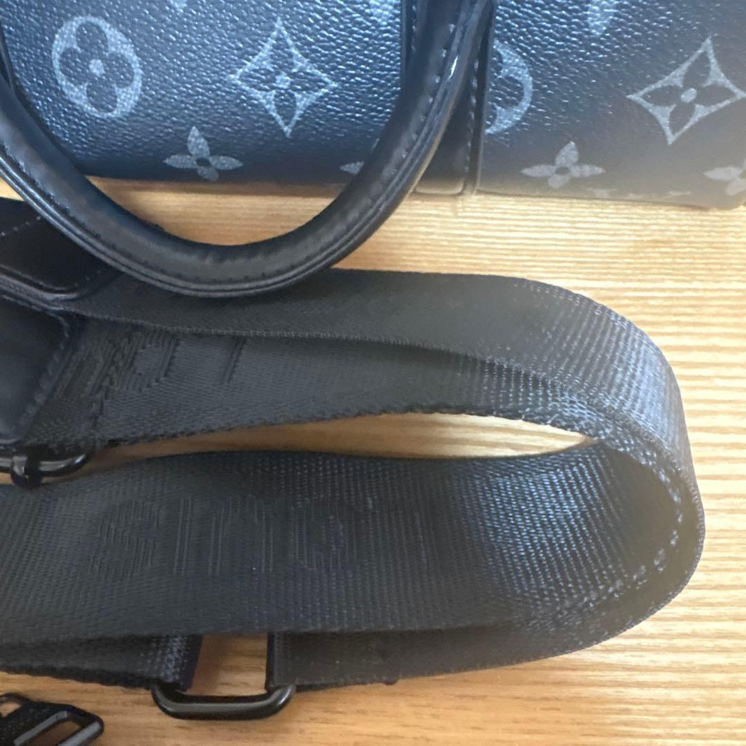 LOUIS VUITTON モノグラム柄黒/灰色ノベルティバック