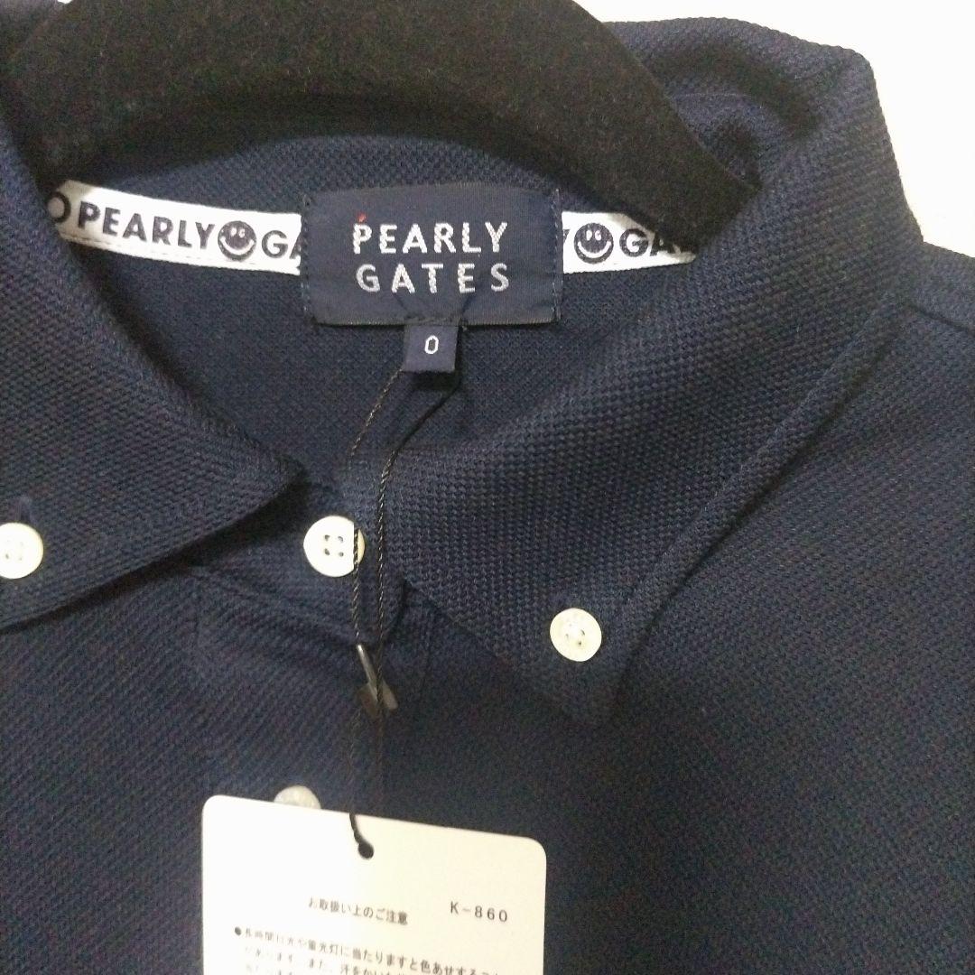 PEARLY GATES ネイビー 長袖シャツ サイズ0