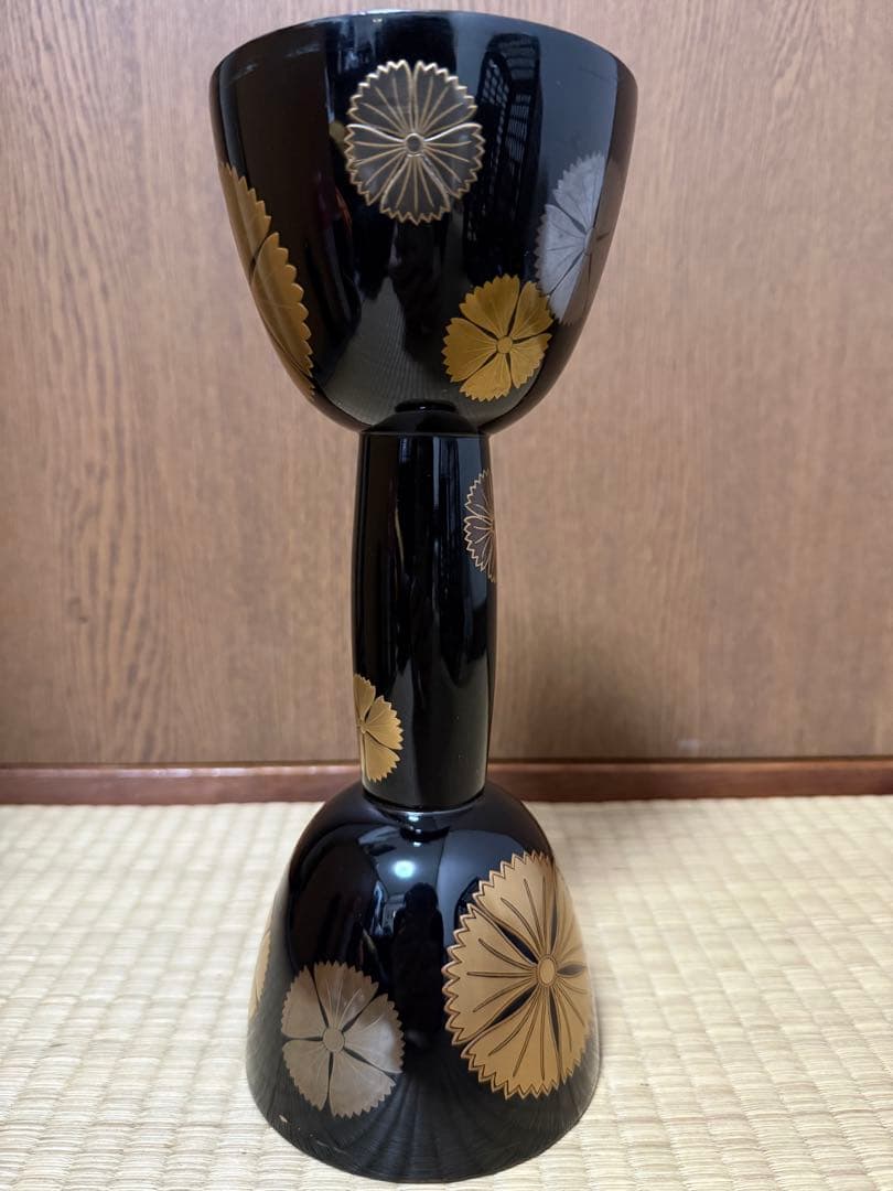 和楽器　蒔絵　小鼓　胴　鼓