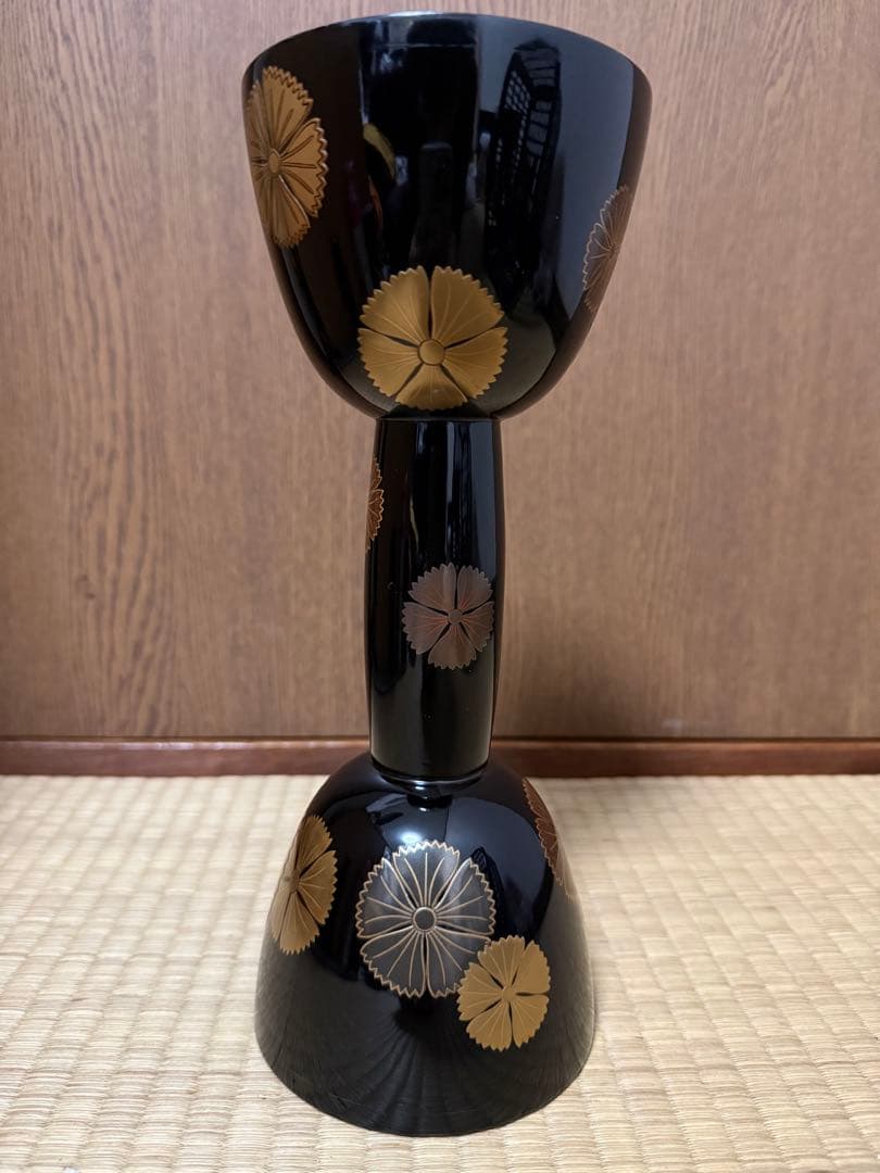 和楽器　蒔絵　小鼓　胴　鼓
