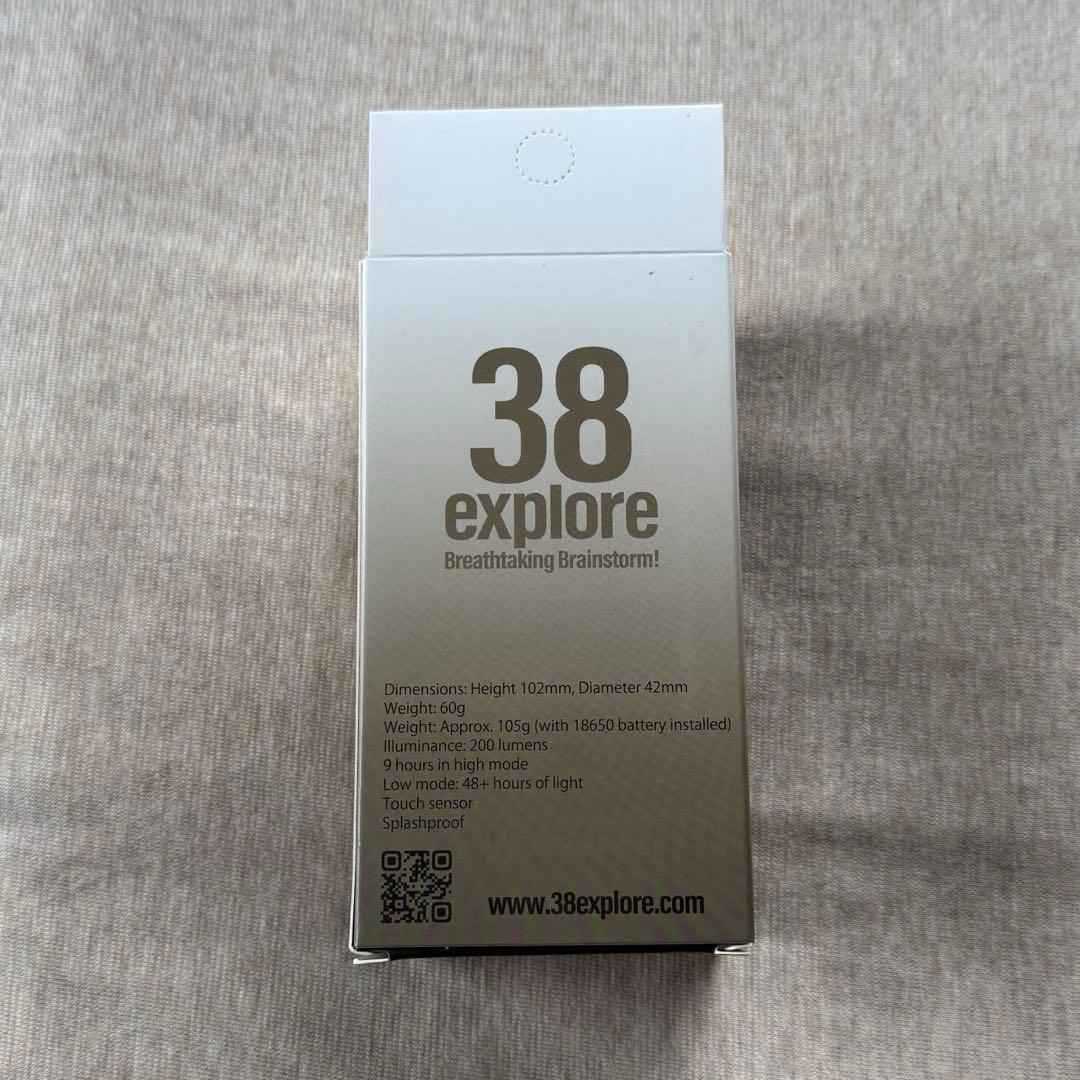 新品未開封 COLONISTA × 38explore 38灯 チェック ミヤビ
