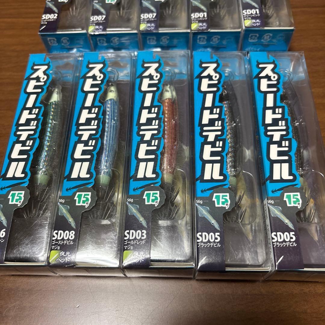 エコギア フィッシュリーグ スピードデビル 15号　10個セット （1）