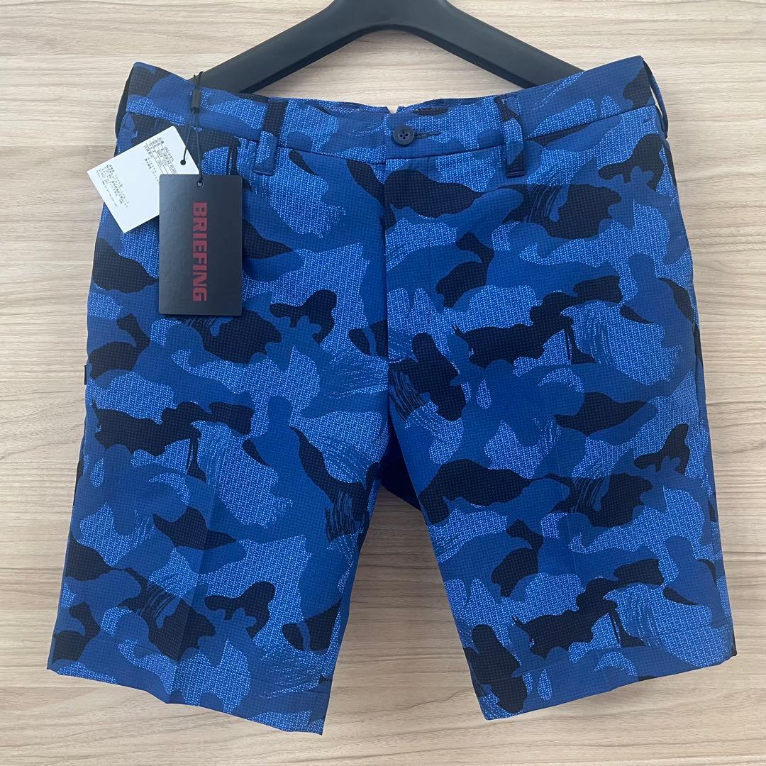新品★27,500円 メンズS BRIEFINGゴルフ カモフラショートパンツ
