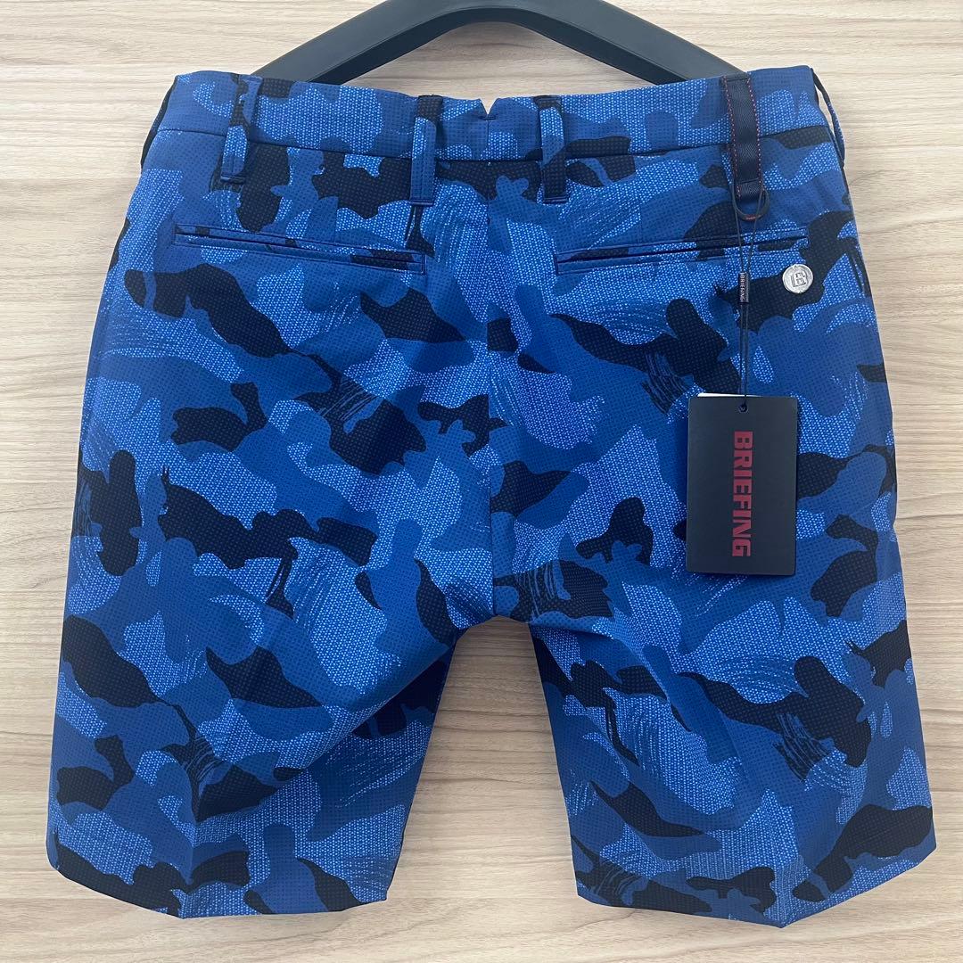 新品★27,500円 メンズS BRIEFINGゴルフ カモフラショートパンツ