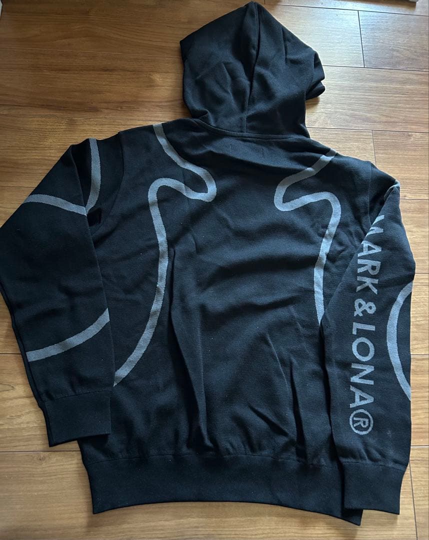 新品　MARK & LONA ブラック フーディー木村拓哉