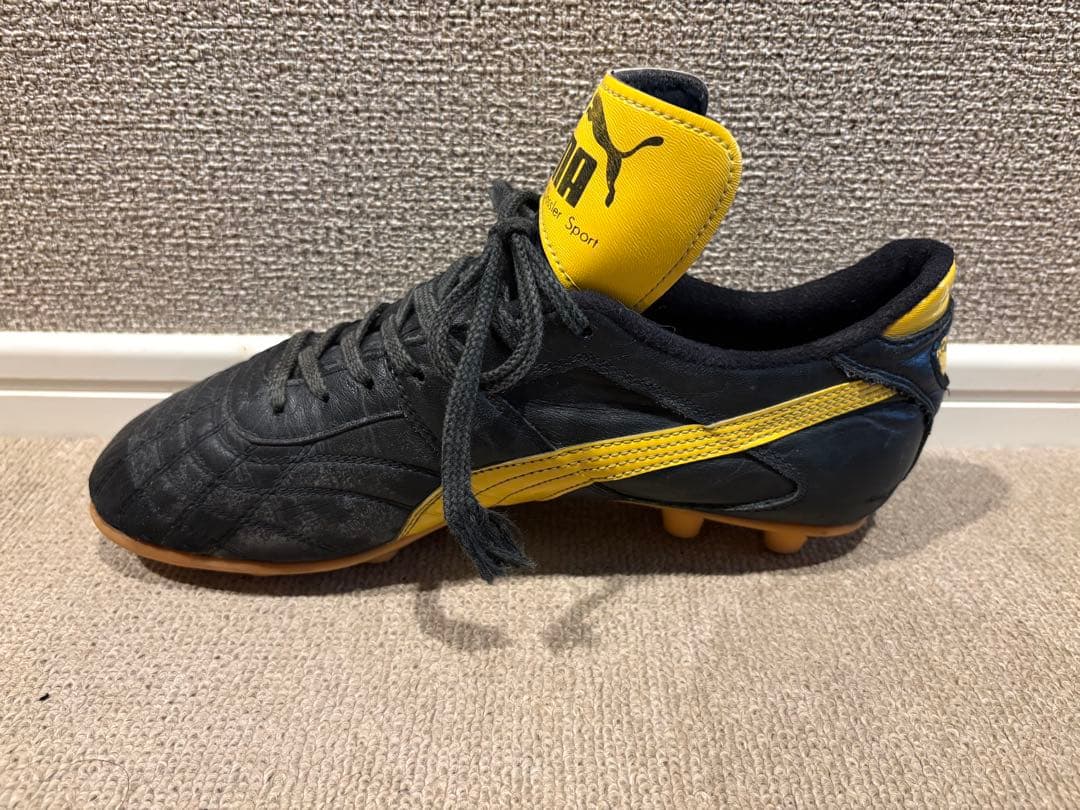 【中古】PUMA パラメヒコ ブラック×イエロー
