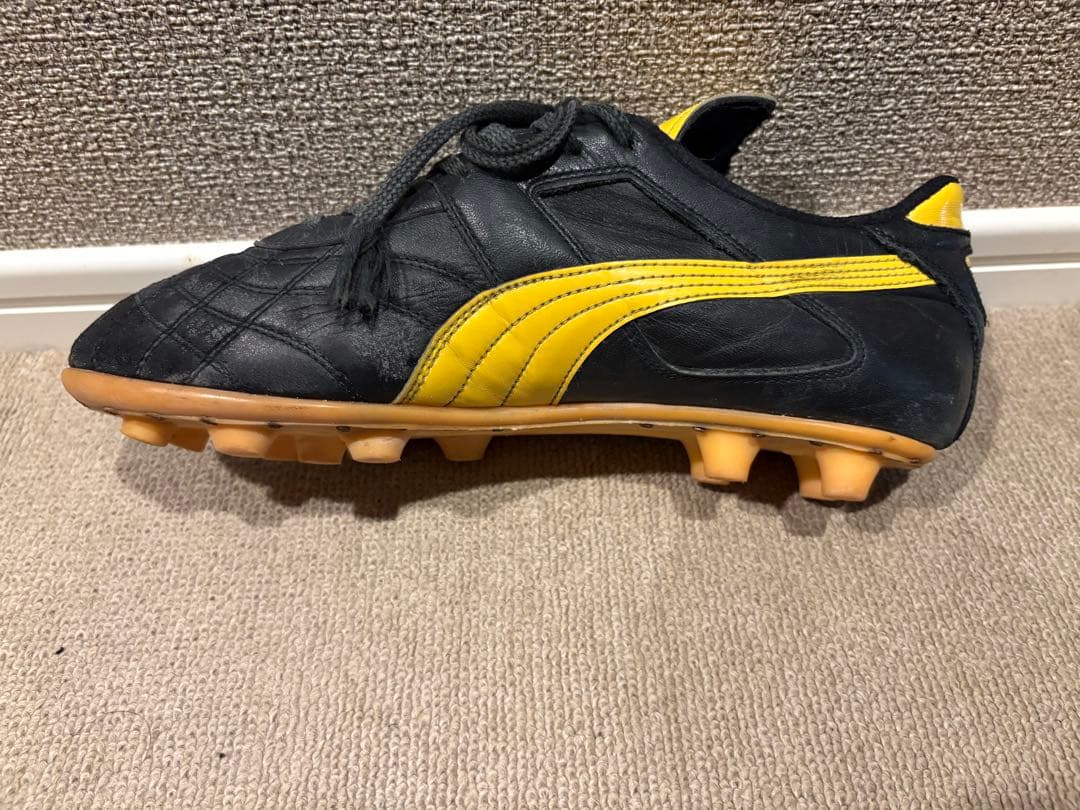 【中古】PUMA パラメヒコ ブラック×イエロー