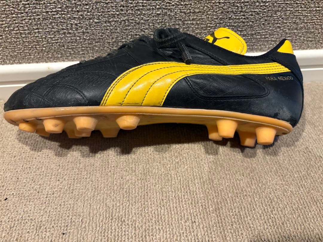 【中古】PUMA パラメヒコ ブラック×イエロー