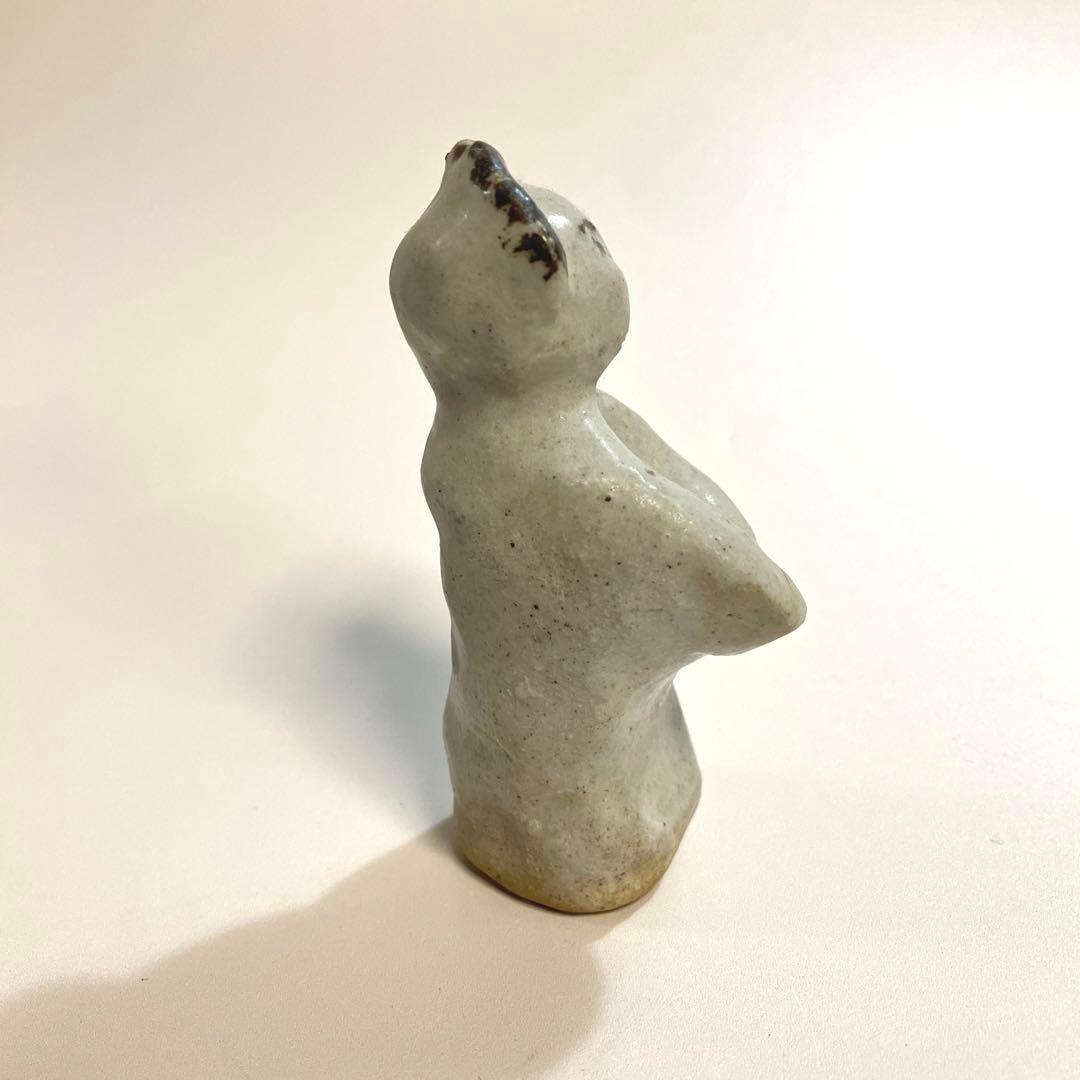 世界の民芸　骨董　李朝　鉄絵　陶人形　女性像　工芸品　アンティーク　オブジェ