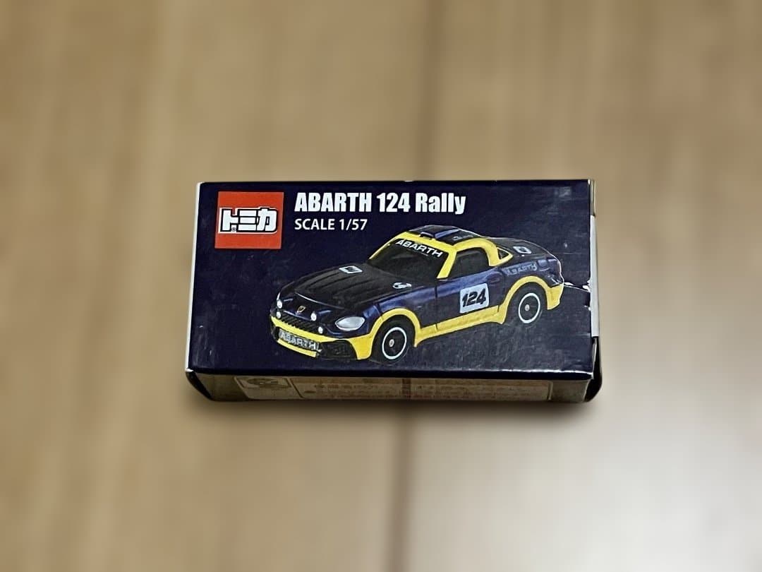 【新品未使用品】非売・限定品　ABARTH 124 スパイダー　ブルーラリー