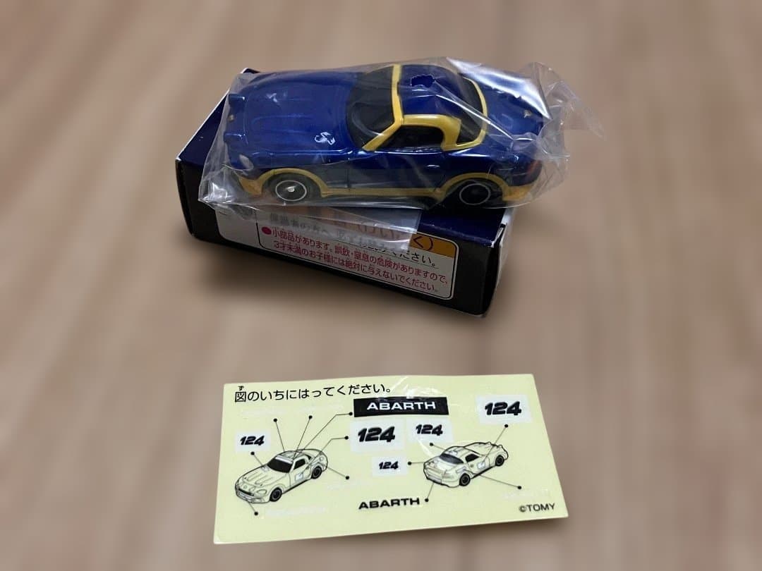 【新品未使用品】非売・限定品　ABARTH 124 スパイダー　ブルーラリー