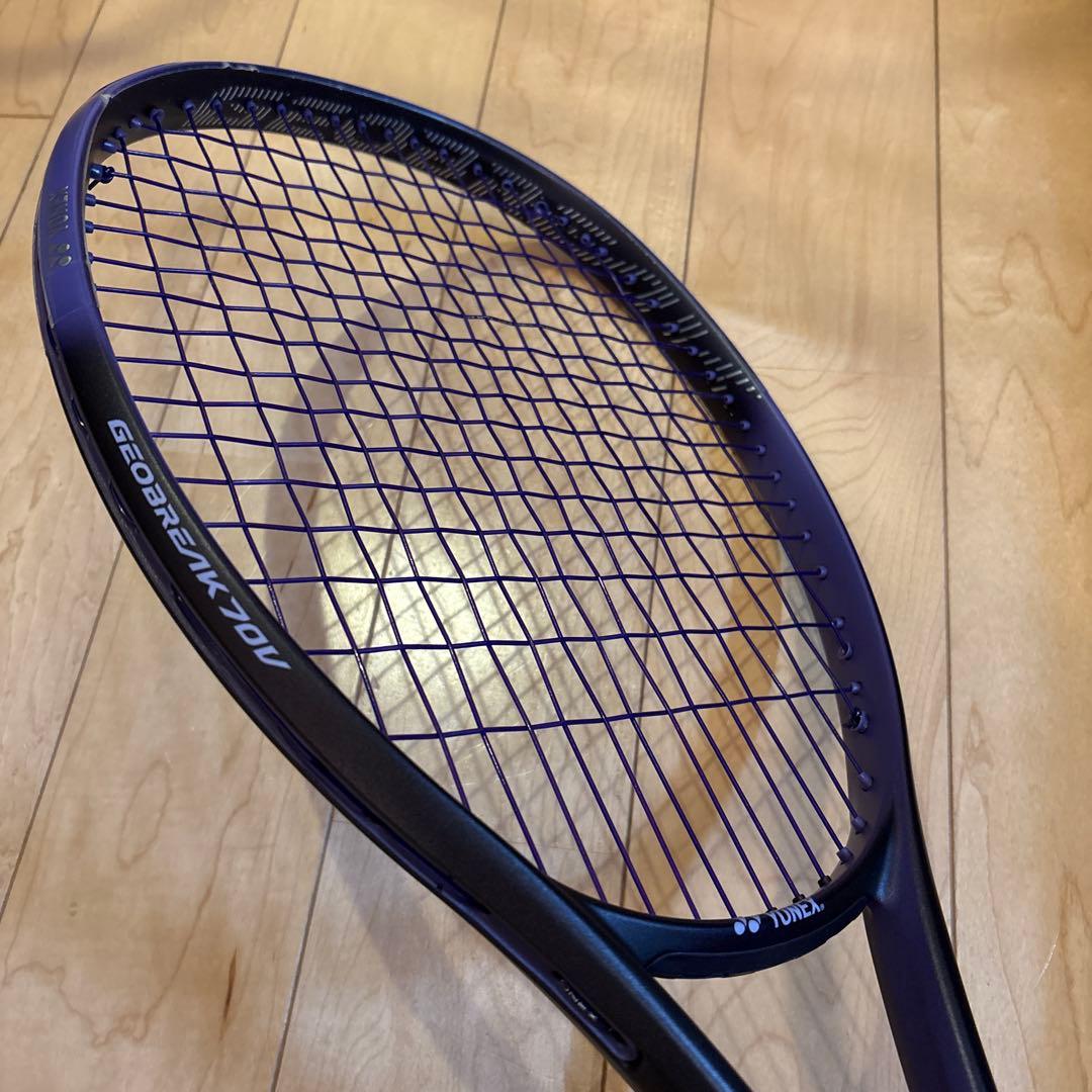 【超美品】YONEX ジオブレイク 70V 紫 軟式ラケット