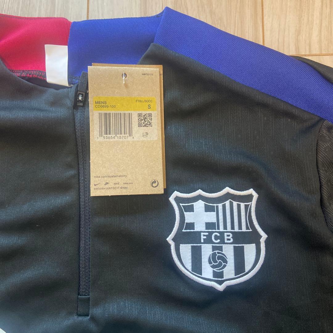 新品 FC Barcelona ジャージ上下セットS