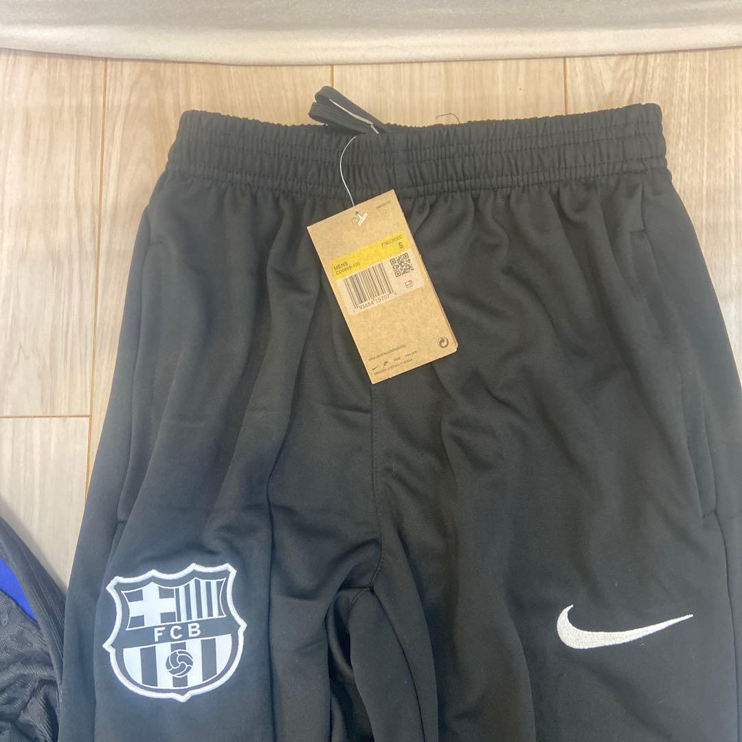 新品 FC Barcelona ジャージ上下セットS