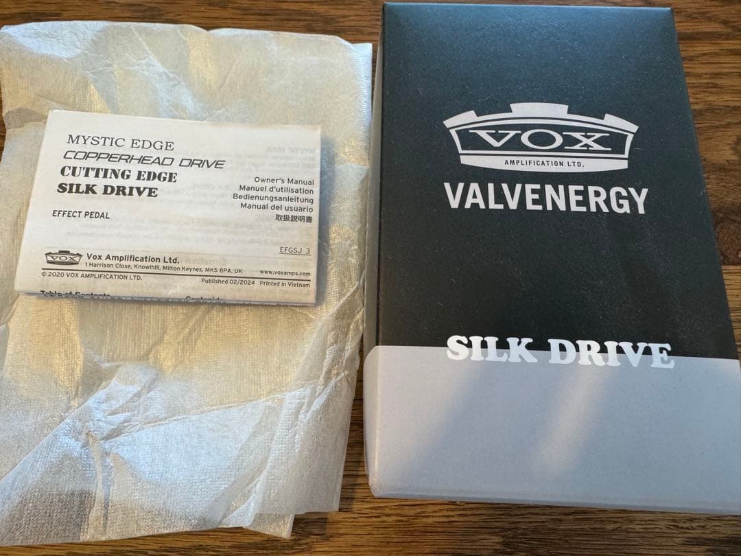 VOX SILK DRIVE ボックス　シルクドライブ ギターエフェクター