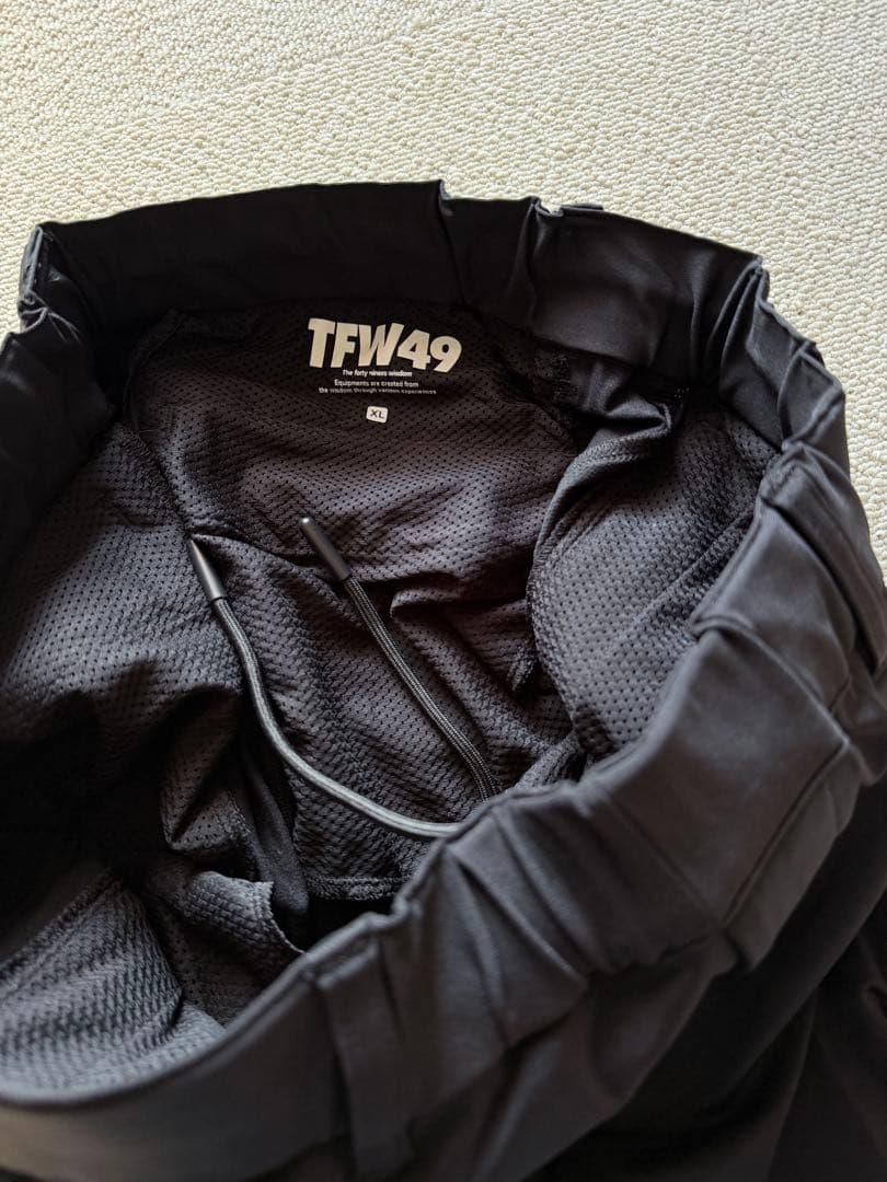 TFW49 STRETCH HYBRID PANTS 新作　サイズXL ブラック