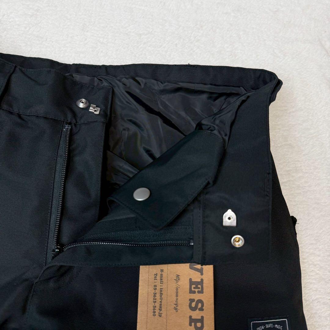 新品 VESP パンツ ブラック VPMP1029 スノーボードウェア