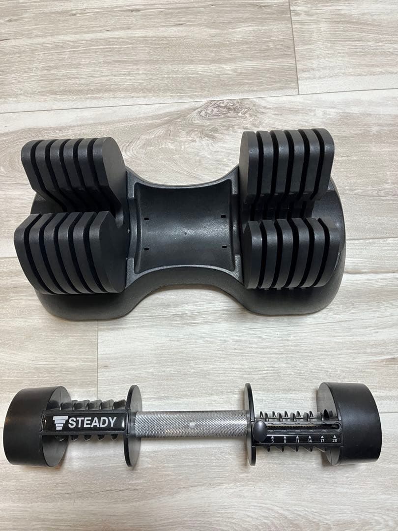 STEADY（ステディ） 可変式ダンベル 20kg　①